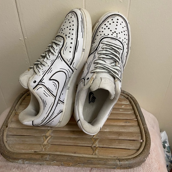 Custom 2D Nike Tennis Shoes - Picture 3 of 13